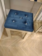 Taboret z lustra do toaletki Glamour Warszawa 
