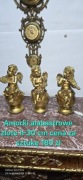 Aniołki alabastrowe zlote