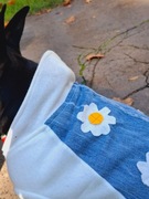 Ubranie/Bluza/Kurtka ze stójką w stokrotki dla psa