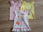 3 x Bluzka koszulka t-shirt George rozm. 92/98 - 2/3 lata