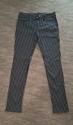 Spodnie damskie  bawełniane w paski H&M rozmiar 36 nowe
