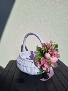 Stroik do koszyczka, gotowa dekoracja koszyczka