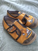 Kapcie dziecięce barefoot 3F na rzep skórzana wkładka r 29 stan bdb 