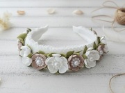 Opaska wianek boho elegancka komunia przyjęcie urodziny