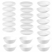 Zastawa talerze 24el Oftast Ikea serwis