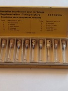 Bergeon Swiss Made podkładki regulacyjne do zegarków 300 szt oryginal
