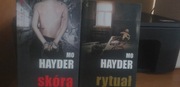 Dwie książki autorstwa Mo Hyden "Skóra" i "Rytuał" 
