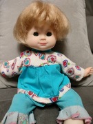 STARA LALKA CZASY PRL Z MIĘKKIM TUŁOWIEM SYGNOWANA SCHILDKRÖT  SCHLUMMERLE