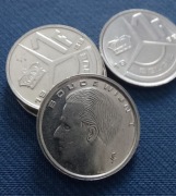 Moneta Belgia 1 frank 1989