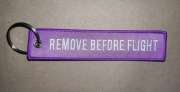 Zawieszka Remove Before Flight / RBF / FIOLET / HAFT - 100% QUALITY