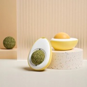 NUXIE Zabawka dla kota jajo jajko kocimiętka w kulce obrotowa kulka