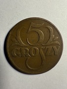 5 groszy - 1935 r. brąz