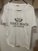 T-shirt biały 40L 42 XL