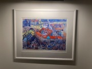 Inkografia „Zamek Królewski” E. Dwurnik , sygnowana, certyfikat