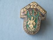 odznaka przypinka PRL PTTK Chorzów 23 Rajd Górski Brenna 1978