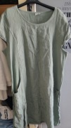 Sukienka damska lniana made in Italy-XXL