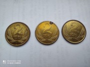 Monety PRL - 2 zł (3 szt.) - mennicze