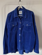 ZARA niebieska kurtka koszulowa ze sztruksu XS