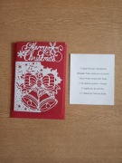 Kartka świąteczna ręcznie robiona 