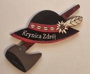 Magnes na lodówkę drewniany Krynica Zdrój Podhale(28) 