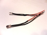 DIODA LED PULSUJĄCA CZERWONO-NIEBIESKA 5 mm 3 V - 2 szt.