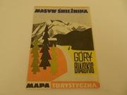 Masyw Śnieżnika i Góry Bialskie Mapa turystyczna PRL, mapa 1987
