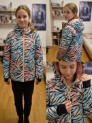 Kurtka Zimowa 4F – Stylowa "Zebra" | NeoDry 5000 | Rozmiar 164