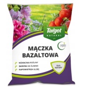 MĄCZKA BAZALTOWA NATURALNA WZMACNIA ROŚLINY BARIERA NA ŚLIMAKI 8KG TARGET