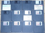 --- 12 szt. --- dyskietki --- 3,5" --- Dysan MF 2HD --- verbatim ---