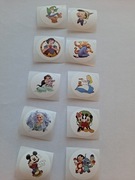 Naklejki bajki Disney 100szt, mix 10 wzorów