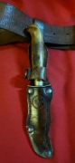 Nóż skałtów czechosłowackich z pasem lata 30