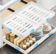 WELLTE Teleskopowa szuflada do klejenia, wysuwana szuflada do kuchni