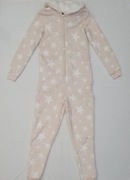 Pluszowy kombinezon damski z kapturem, rozmiar S