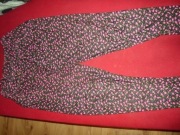 Haremki spodnie w kwiaty M/L