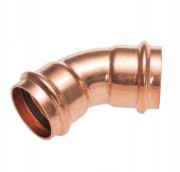 DWUKIELICHOWY ŁUK IBP 28 MM PRESS 45 MIEDZIANY PRESS KOLANO