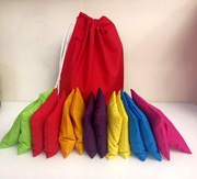 Woreczki Memo sensoryczne 14szt-6 par+woreczek zbiorczy