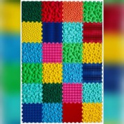 Mata ortopedyczna sensoryczna 24 puzzle do masażu