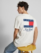 TOMMY HILFIGER JEANS__koszulka męska / t-shirt (3XL) biała logo
