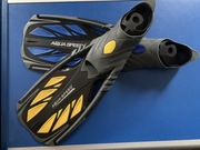 Płetwy Aqua Speed Inox czarno żółte lub niebieskie