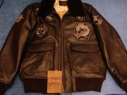 SCHOTT G-1 Wings of Gold Leather Bomber Jacket 