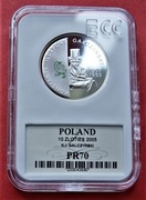 10 zł   2005 r -  Gałczyński + emalia     GCN  PR 70 !!