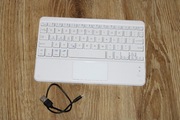 Klawiatura bezprzewodowa Bluetooth 3.0 z Touchpad - biała - 10 cali