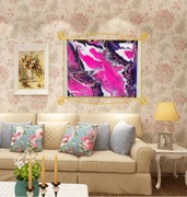 Obraz abstrakcja pouring 50x60