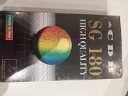 Kaseta vhs CDB SG 180 zafoliowana folia