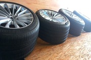 Alufelgi AUDI 19 cali z oponami 255/45 PIRELLI * KPL - st. IDEALNY