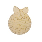 Zawieszka deko decoupage Bombka.