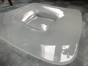 patera duży szklany talerz ozdobny 42cm półmisek