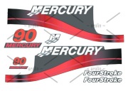 Naklejka na silnik zaburtowy MERCURY 90 - komplet naklejek