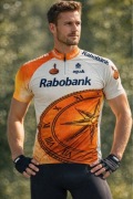 Koszulka Kolarska Rabobank Team AGU M L Vintage Lata 90’ Unikat Idealna !
