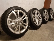 Oryginalne felgi koła zimowe Audi A4 B8, 225/45 18" Dunlop Winter Sport